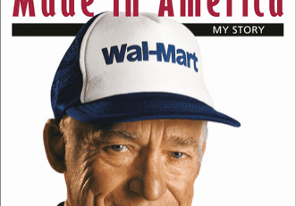 Book cover showing older man wearing Wal‑Mart cap